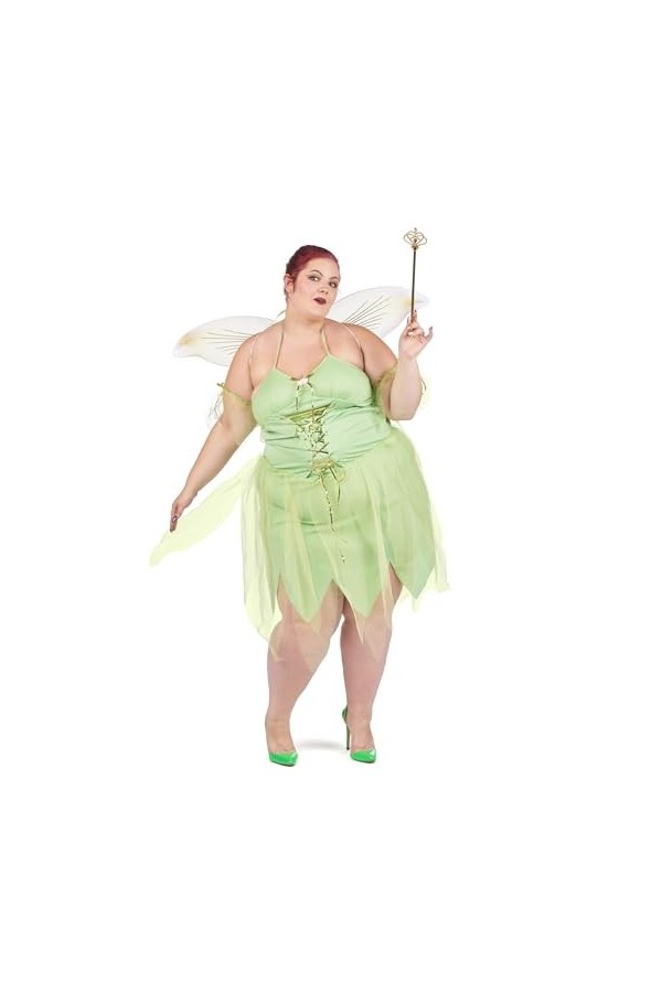 DEGUISE TOI - Déguisement grande taille fée verte sexy femme - XXL