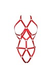 Ensemble de lingerie pour femme : ensemble de lingerie à bretelles, soutien-gorge cage sans bonnets réglable, ceinture harnai