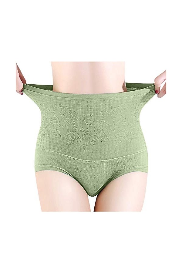 BKSCAYXS Sous-vêtements sexy pour femme - Doux - Taille haute - Culotte souple - Culotte extensible - Culotte érotique en den