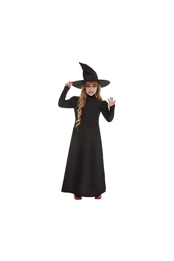 Wicked Witch Girl Costume, Black S 