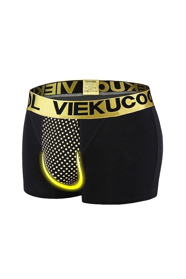 MECKOZ sous-vêtements de Thérapie Magnétique pour Hommes Culotte Élastique Respirante en Modal sous-vêtements Doux et Confort