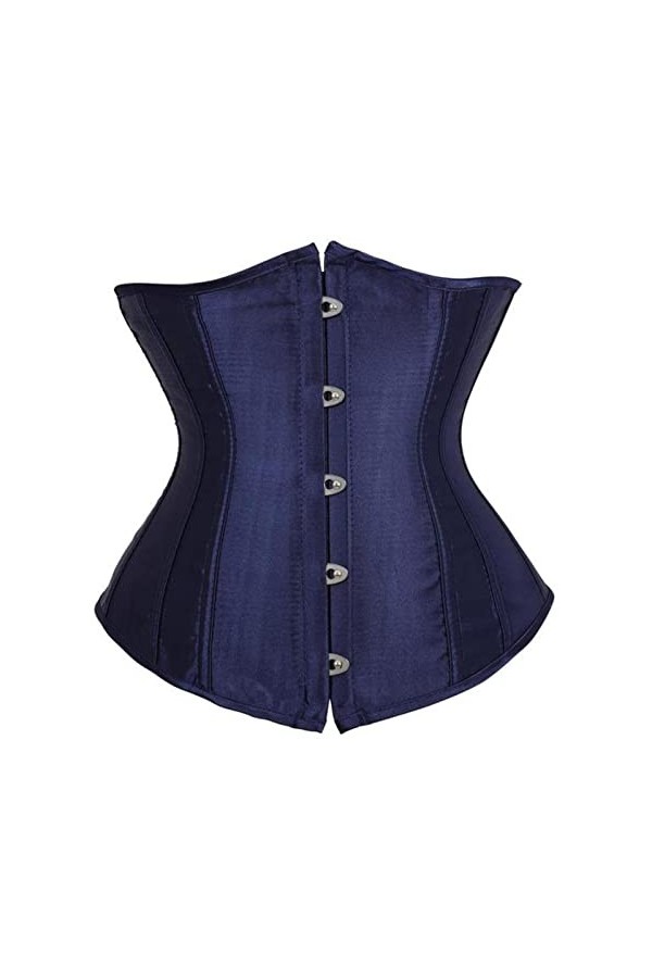 EshAls Corset gothique sous la poitrine et corset bustiers haut dentraînement ceinture de corps grande taille lingerie S-6XL