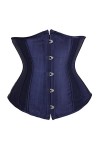 EshAls Corset gothique sous la poitrine et corset bustiers haut dentraînement ceinture de corps grande taille lingerie S-6XL