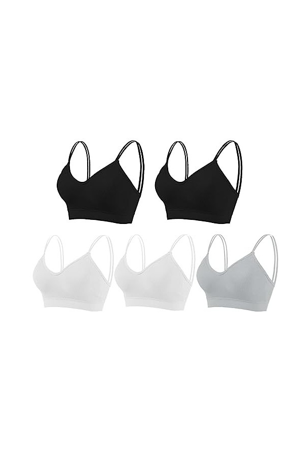 LSEEKA Weibliche Tasse Brust Sexy BHS Leibchen Weste Frauen Bequeme Unterwäsche Meine Bestellung, noir, taille unique