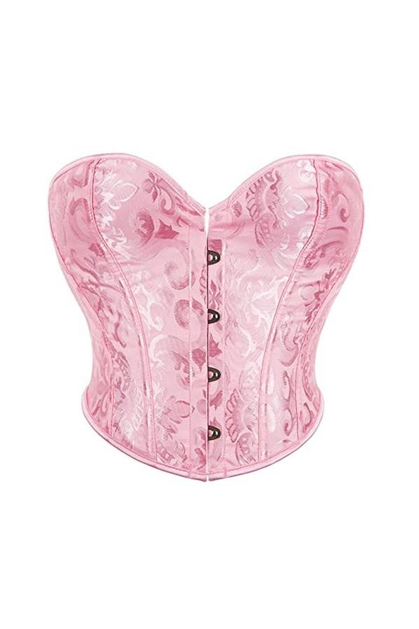 Bustier court, bustier victorien, corselet à baleines en plastique pour femme, grande taille