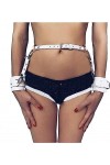 MiDiLi Ceinture Harnais Punk pour Femmes Bretelles De Harnais en Cuir Lingerie De Taille Jarretières Cage Ceintures Cuisses 