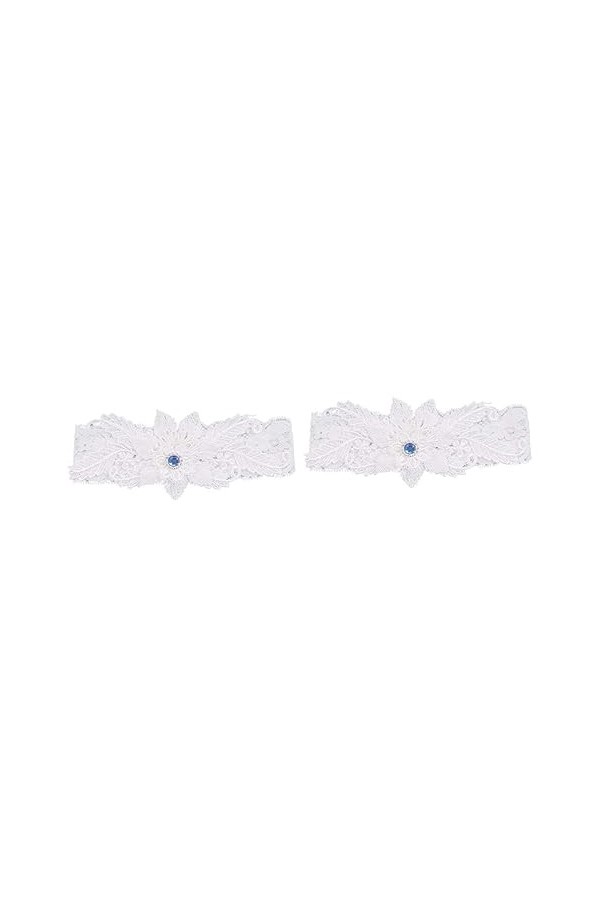 SOIMISS 2 Pièces Jarretières pour Mariée Jarretières De Mariage Cristal Dentelle Jarretière Dame Dentelle Jarretière Mariée D