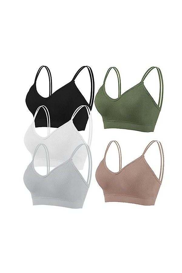 LSEEKA Weibliche Tasse Brust Sexy BHS Leibchen Weste Frauen Bequeme Unterwäsche Meine Bestellung, vert, taille unique