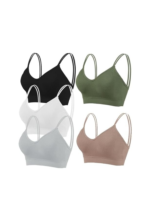 LSEEKA Weibliche Tasse Brust Sexy BHS Leibchen Weste Frauen Bequeme Unterwäsche Meine Bestellung, vert, taille unique