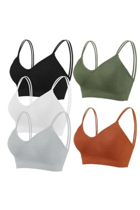 LSEEKA Weibliche Tasse Brust Sexy BHS Leibchen Weste Frauen Bequeme Unterwäsche Meine Bestellung, Orange, taille unique