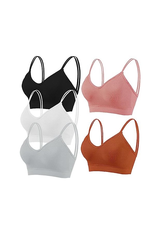 LSEEKA Weibliche Tasse Brust Sexy BHS Leibchen Weste Frauen Bequeme Unterwäsche Meine Bestellung, Café, taille unique