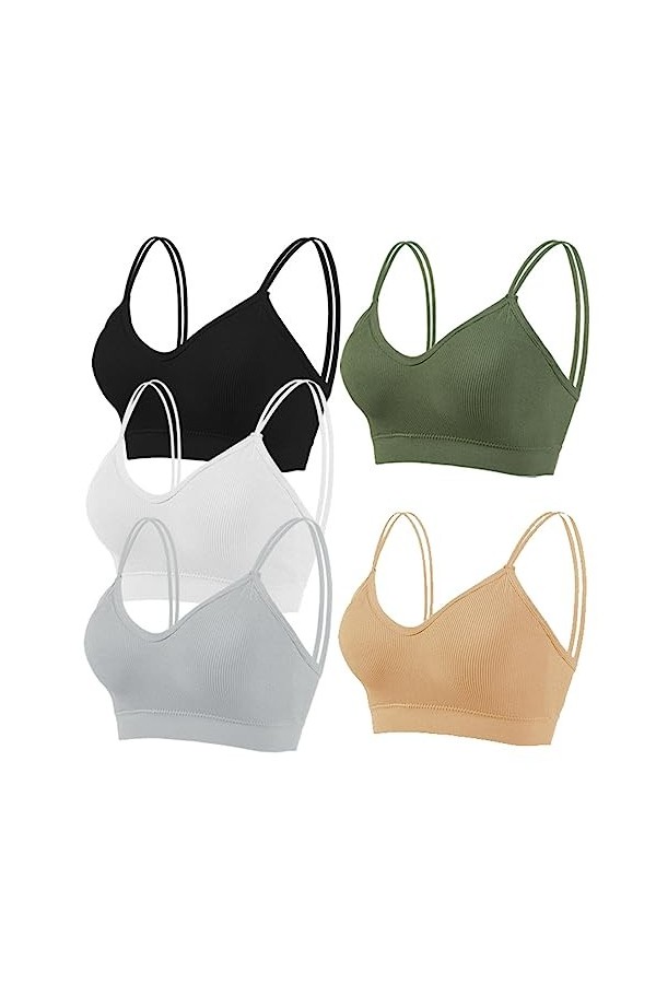 LSEEKA Weibliche Tasse Brust Sexy BHS Leibchen Weste Frauen Bequeme Unterwäsche Meine Bestellung, beige, taille unique