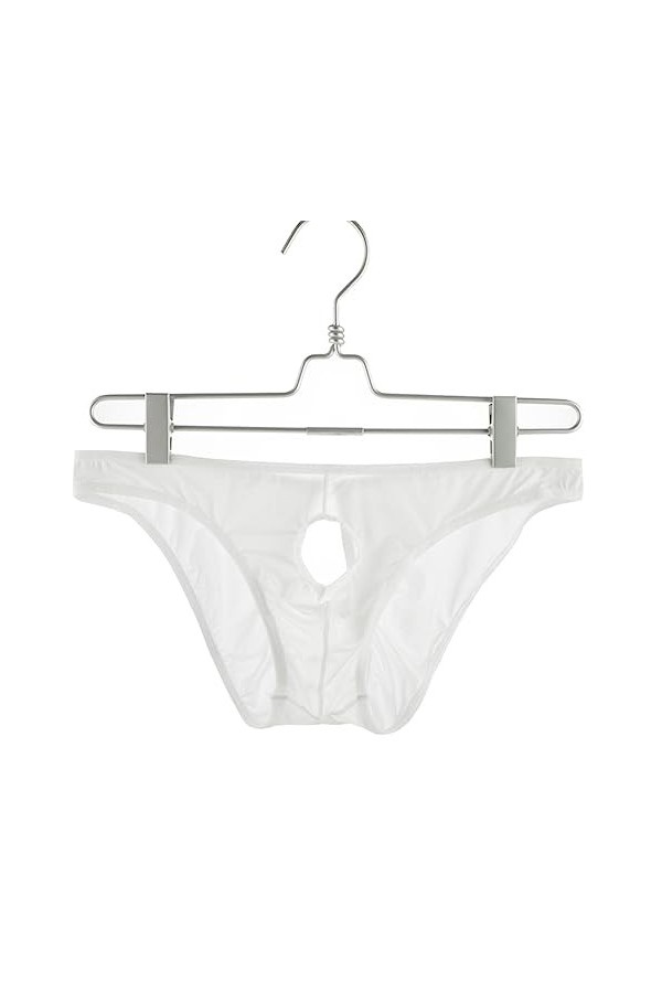 PONNYC 3pcs Hommes Sexy Lingerie&nbsp;Glace Soie Respirant Hommes Slips sous-vêtements Homme Gay Sissy Culotte Rapide Sèche sous-v