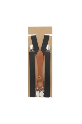 TEMSEG 2.5cm Largeur Skinny Slim Basic Femmes Jarretelles Main Brun Femme Bretelle en Cuir Color : 3, Size : One Size 