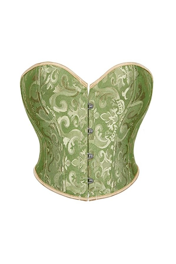 Bustier court, bustier victorien, corselet à baleines en plastique pour femme, grande taille