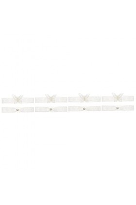 Parliky 8 Pièces Anneau De Jarretière Jarretières De La Mariée Jarretelles De Mariée Pour La Mariée Jarretière Pour Mariée Ja