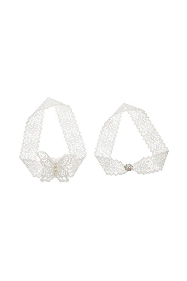 Parliky 8 Pièces Anneau De Jarretière Jarretières De La Mariée Jarretelles De Mariée Pour La Mariée Jarretière Pour Mariée Ja