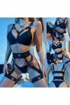 Hasagimol Sexy Teddy Lingerie Dos Nu sous-Vêtements De Nuit, Ensemble Lingerie Lingerie Lingerie Sexy Femme Érotique Hot&nbsp;Tran
