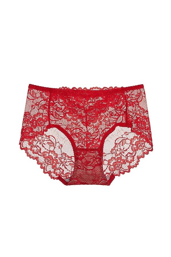 OATTIS 2 Pièces sous-vêtements Sexy pour Femmes avec Fesses Découpées en Dentelle Et Pantalon Triangle Confortable, Entrejamb