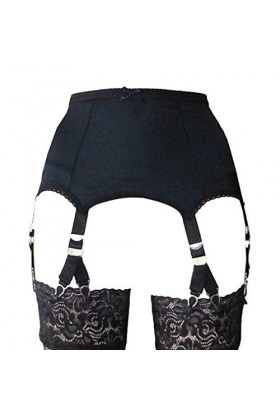 Yying Femmes Sexy Bretelles Rétro Vintage Style 6 Sangles 12 Griffes Porte Jarretelles Lingerie Jarretière Ceinture Accessoir