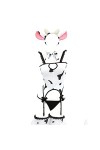 Lingerie sexy vache Cosplay Cow Soubrette Costume Kawaii Anime Bikini Japonais Ensemble soutien-gorge et culotte Lolita Sous-