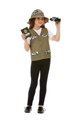 Smiffys Explorer Kit mixte enfant Beige M à L 8-12 ans Kaki