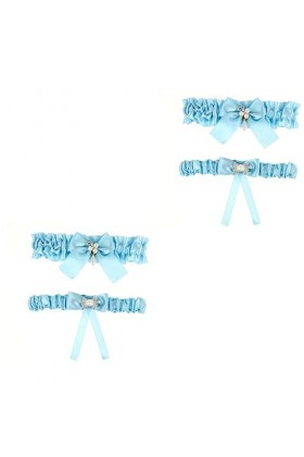 Abaodam 4 Pièces Anneau De Jambe Jarretière Porte-jarretelles De Mariage Jarretelles De Mariée Pour La Mariée Jarretelles Pou