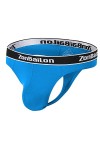 ZUOLAIYIN String sexy en bambou pour homme avec dos en T pour homme - Grande poche - Bleu rouge gris vert - M L XL XXL, Bleu 