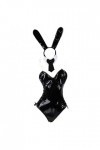 JasmyGirls Costume de lapin sexy pour femme - Lingerie coquin en cuir - Kawaii Anime - Jeu de rôle