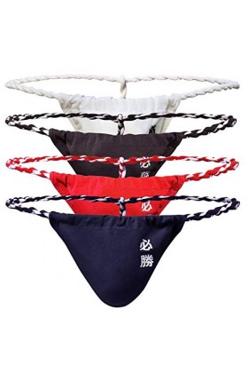 QiaTi Strings Sexy pour Hommes Jockstrap élastique G-String Briefs Mini Sumo Wrestling sous-vêtements