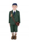 WW2 Evacuee Boy Green Costume M 