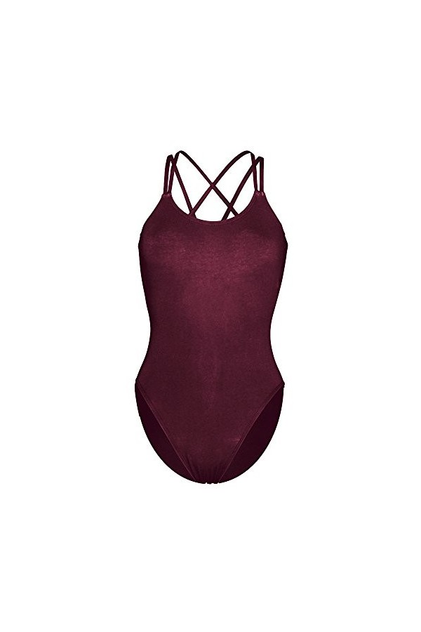 Capezio Ca1Ev 126 Justaucorps camisole classique double sangle pour femme Bleu marine Taille M