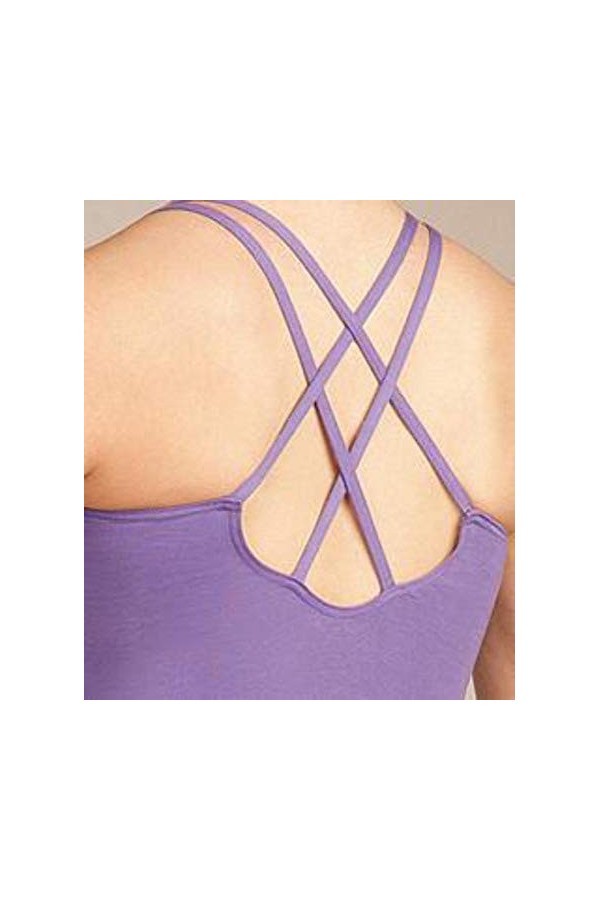 Capezio Ca1Ev 126 Justaucorps camisole classique double sangle pour femme Bleu marine Taille M