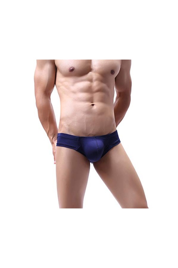 YFD Mini boxer Briefs Sexy Bikinis Sous-vêtement en maille respirante Performance Bulge Supporter Sous-short, Zcolor-3 pièces