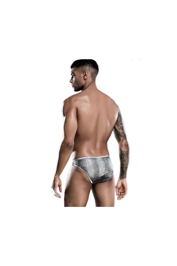 WRAZA sous-Vêtements pour Hommes Culottes Hipster Slips de Bikini Lingerie Costumes Érotiques sous-Vêtements Tongs Uniforme d