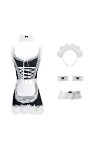 IEKEI Robe uniforme pour femme - Lingerie sexy - Costume de soubrette - Anime - Jeu de rôle - Fête - Lolita - Vêtements exoti