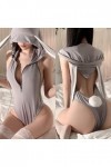 MERNEL Vêtements sexuels Costume érotique for femmes Lingerie Sexy lapin fille corps Costume mignon Anime Cosplay sexuel for 