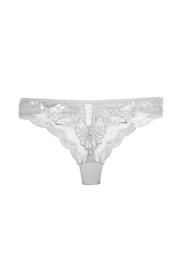 String Sexy En Dentelle For Femme Taille Basse Culotte Sexy 3 Pièces Color : C, Size : S 