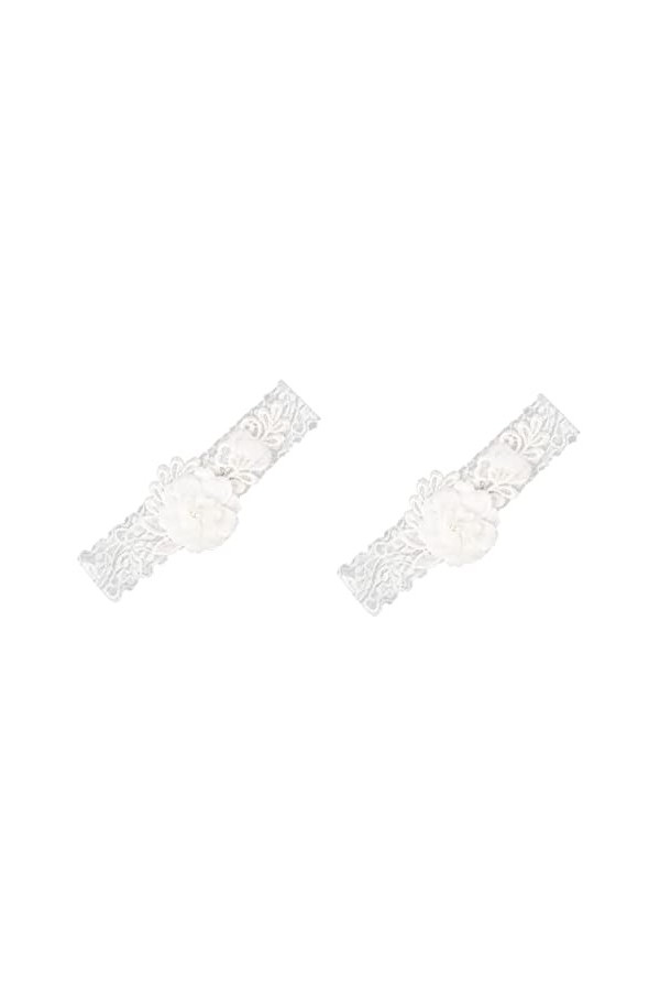 Abaodam 2 Pièces Anneau De Jarretière Ceinture De Jambe Cosplay Jarretières De Mariage De Fleurs Jarretière De Mariage Décor 