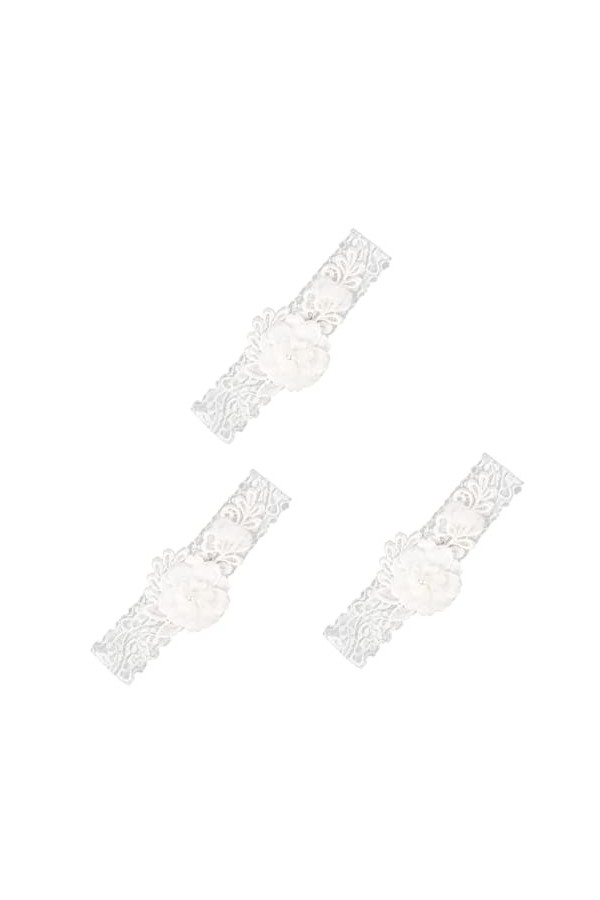 Abaodam 2 Pièces Anneau De Jarretière Ceinture De Jambe Cosplay Jarretières De Mariage De Fleurs Jarretière De Mariage Décor 