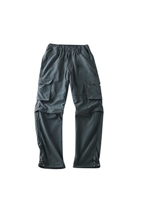 CUTeFiorino Paire de pantalons noirs pour homme - Printemps et été - Pour lextérieur - Coupe ample - Taille élastique - Mult