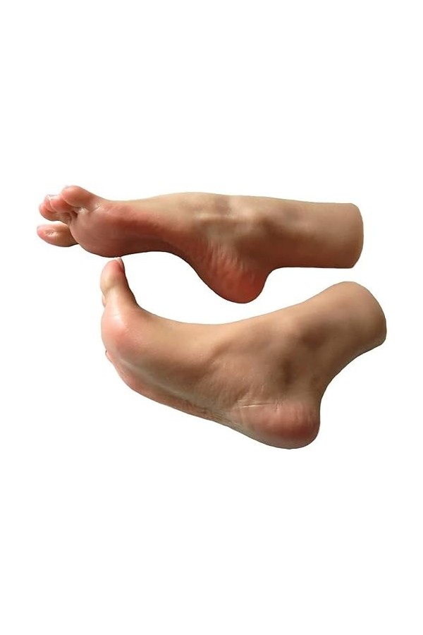 TDHLW Silicone Pieds Modèle, Pieds de Mannequin, Feet Silicone, Fetichismes Pied, Silicone Pied fétiche Femme Pieds Moule Aff