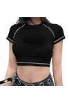 streetwear tops femmes y2k vintage dragon gilet femmes sexy slim tenues femmes débardeur dété tops gothique punk chemise got