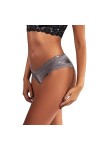 Culottes Femme Chic Panties Ouvert sous-Vetements Dentelle String Sexy Pas Cher Tangas Hot Fendue Transparente Coquine Respir