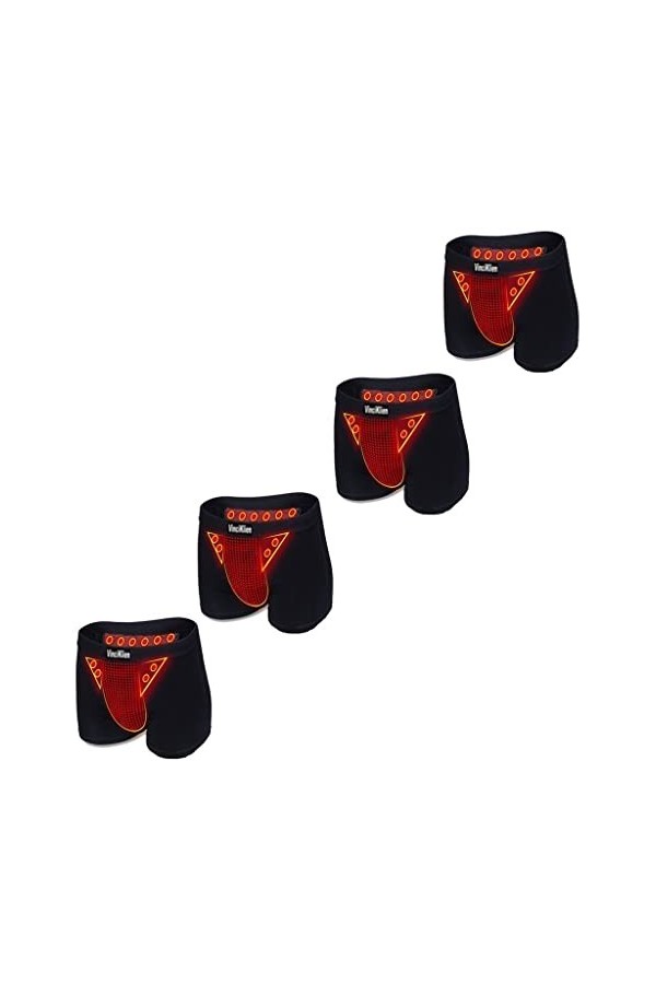 XSION Men Enlargement Boxer Briefs Sous-vêtements Magnétiques De Thérapie Soins De Santé Maillots De Bain Shorts Souples 2/4/
