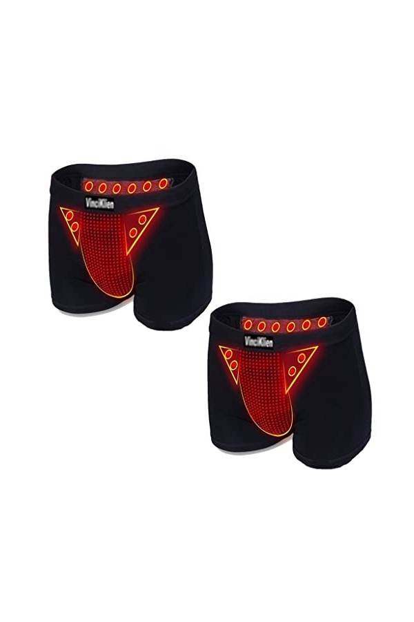 XSION Men Enlargement Boxer Briefs Sous-vêtements Magnétiques De Thérapie Soins De Santé Maillots De Bain Shorts Souples 2/4/