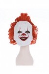 Smiffys 81028 Chapter Two, Masque Pennywise Homme, Blanc et Rouge, Taille Unique