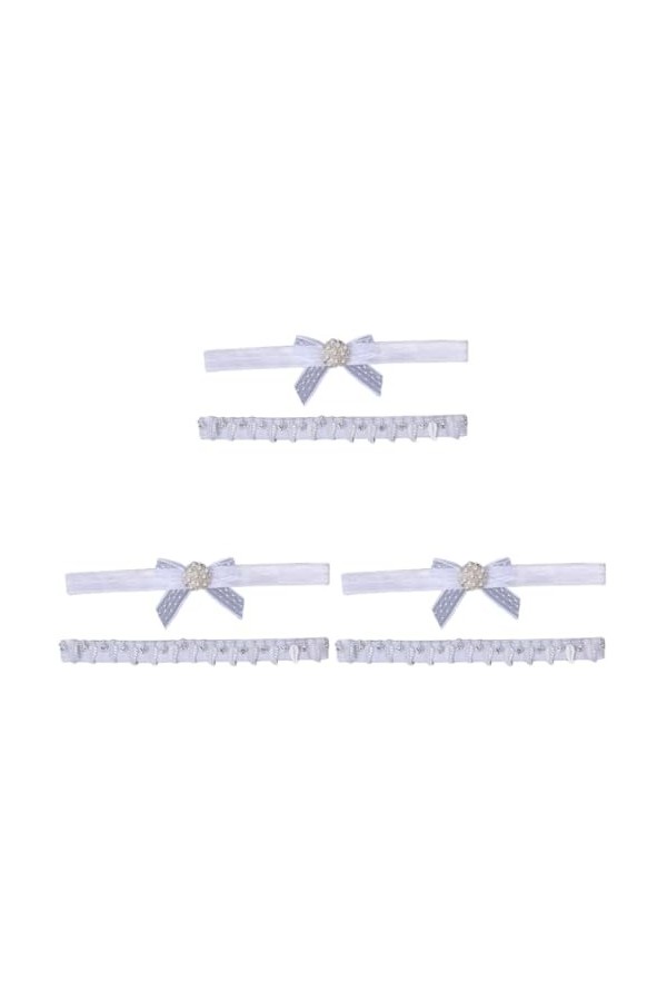 Abaodam 4 Pièces Bande De Jambe De Mariage Bande De Jambe De Mariée Mariage Mariée Perle Jarretière Mariée Jambe Jarretière S