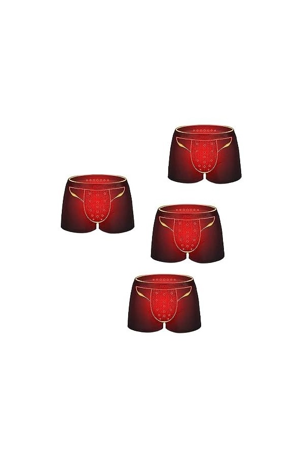 MECKOZ Caleçon Respirant de Thérapie Magnétique pour Hommes Tomalin Enlargement Modal Underwear Comfort Health Care Inner Pan