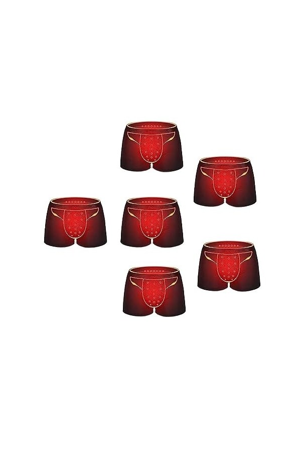 MECKOZ Caleçon Respirant de Thérapie Magnétique pour Hommes Tomalin Enlargement Modal Underwear Comfort Health Care Inner Pan